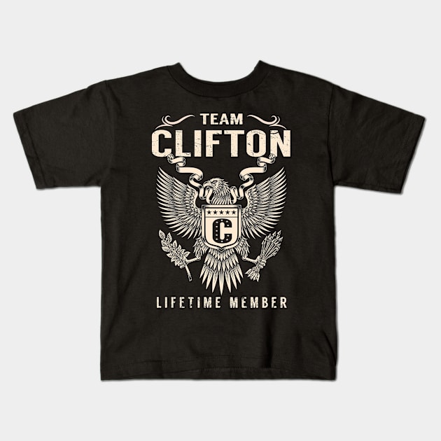 CLIFTON Kids T-Shirt by Cherlyn